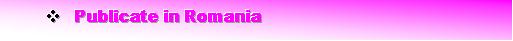 Publicate in Romania